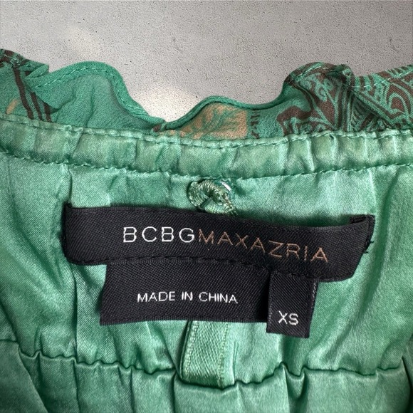 Vtg Y2K BCBG Maxazria Babydoll Slip Dress 100% Silk Chiffon Boho Fairy Sz XS - Picture 2 of 5
